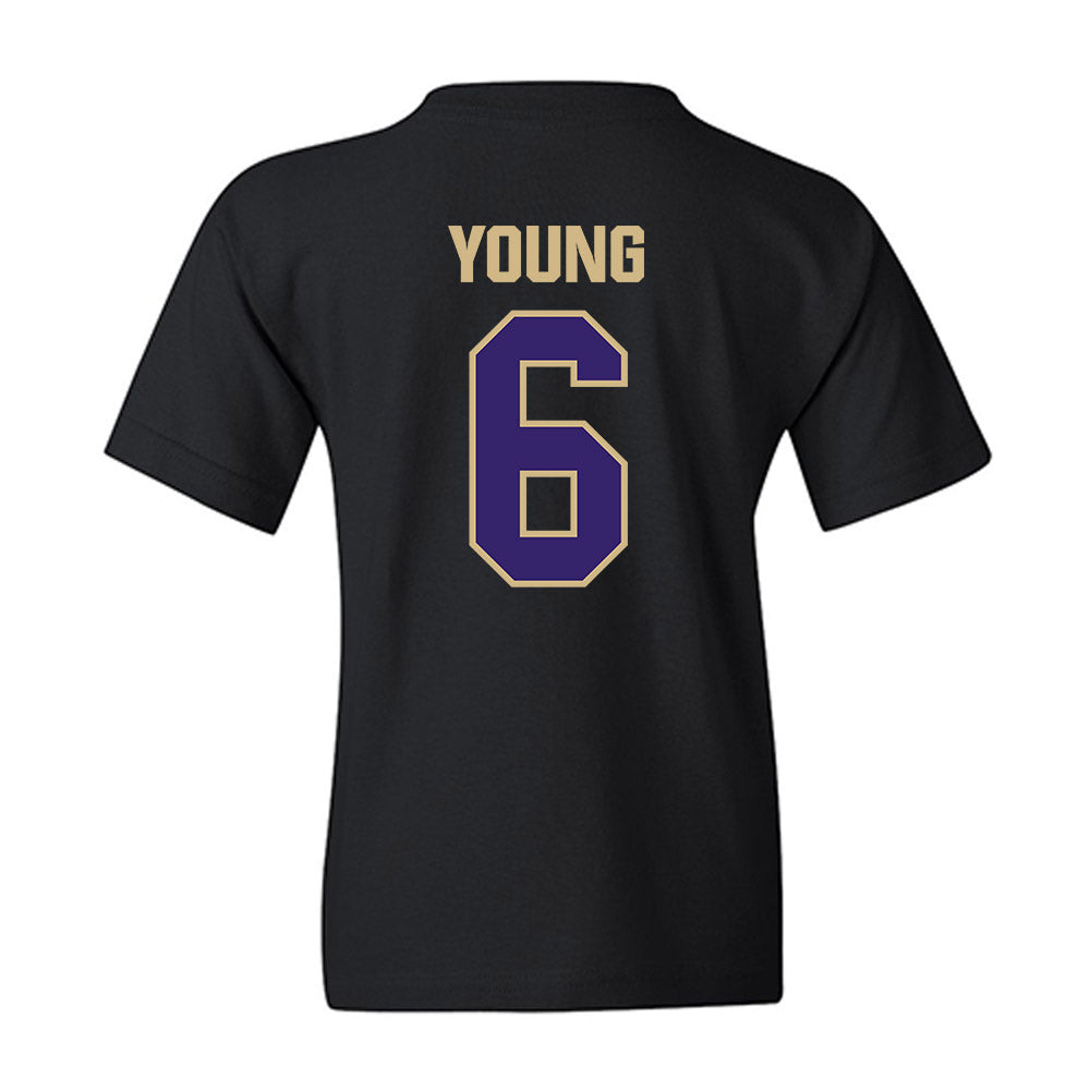 Washington - NCAA Baseball : Landon Young - Classic Shersey Youth T-Shirt-1