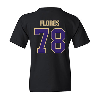 Washington - NCAA Football : Jake Flores - Classic Shersey Youth T-Shirt-1