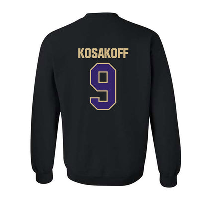 Washington - NCAA Men's Soccer : Charlie Kosakoff - Classic Shersey Crewneck Sweatshirt-1