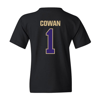 Washington - NCAA Baseball : Ty Cowan - Classic Shersey Youth T-Shirt-1
