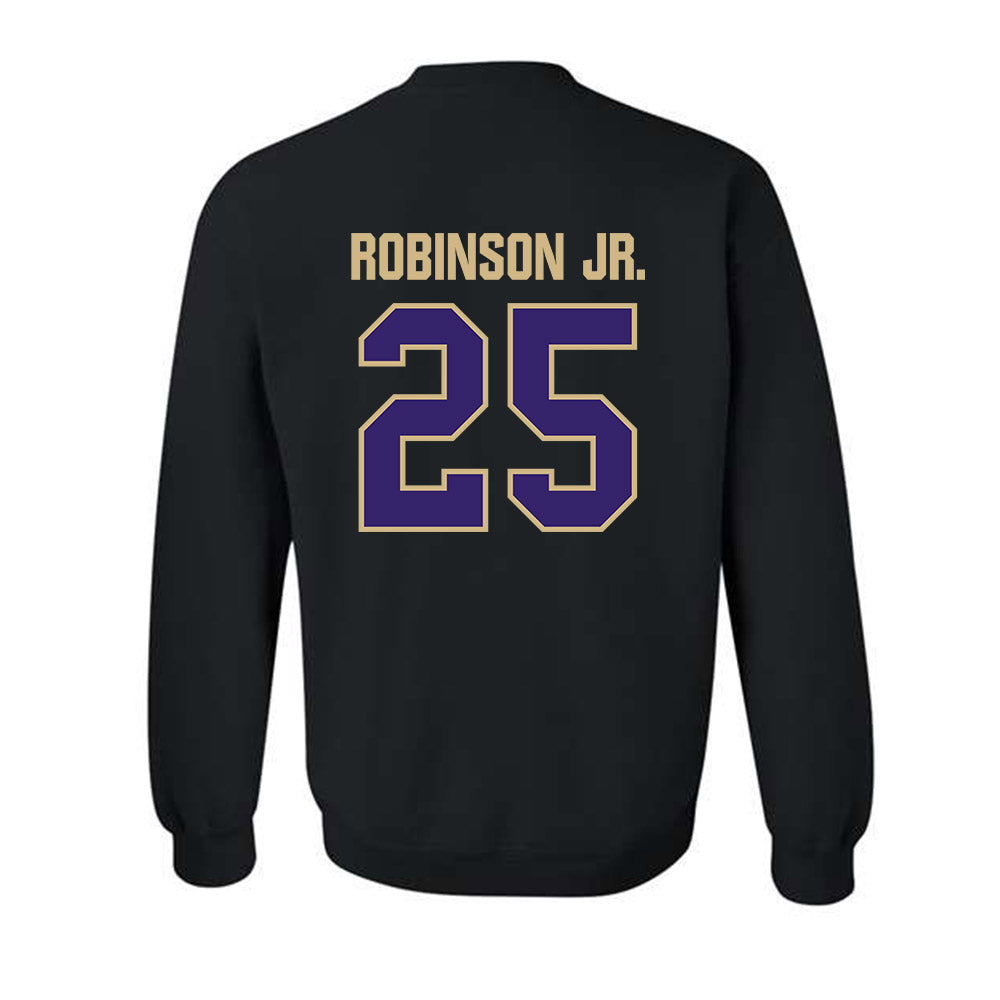 Washington - NCAA Football : Donovan Robinson Jr. - Classic Shersey Crewneck Sweatshirt-1