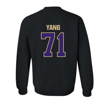 Washington - NCAA Football : Ah Deong Yang - Classic Shersey Crewneck Sweatshirt-1