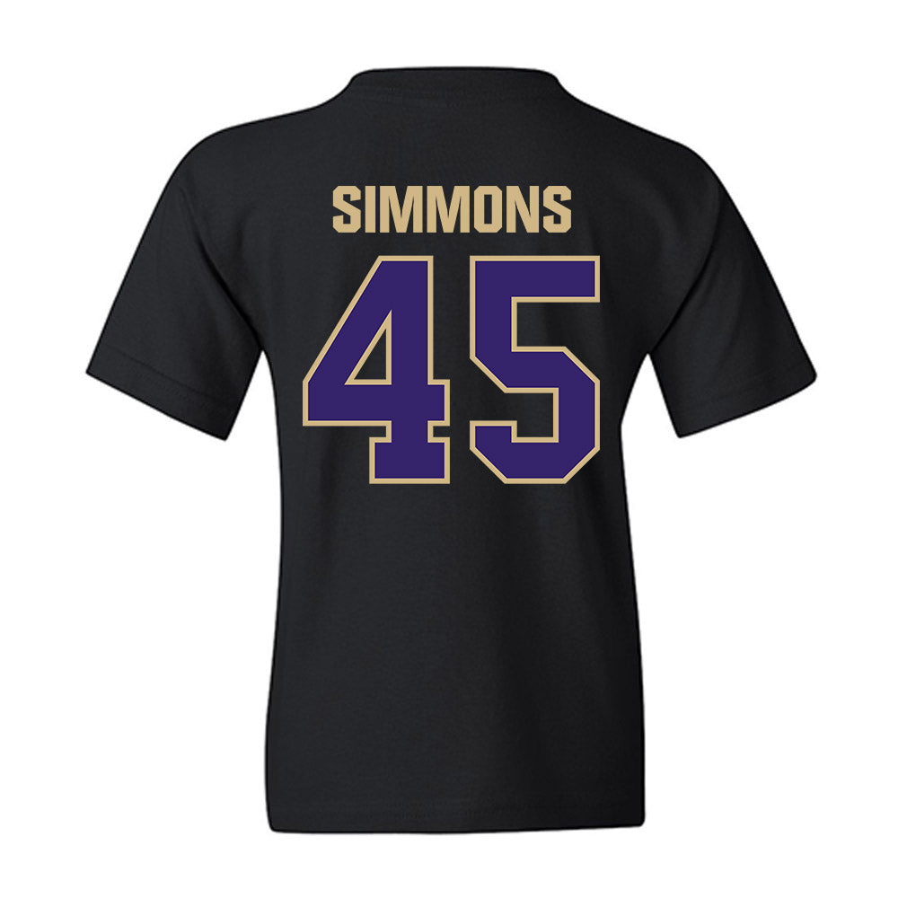Washington - NCAA Football : Austin Simmons - Classic Shersey Youth T-Shirt-1