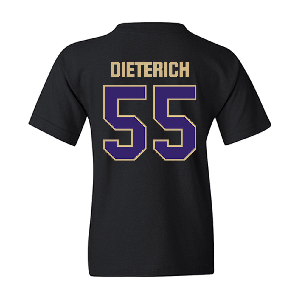 Washington - NCAA Football : Kolt Dieterich - Classic Shersey Youth T-Shirt-1