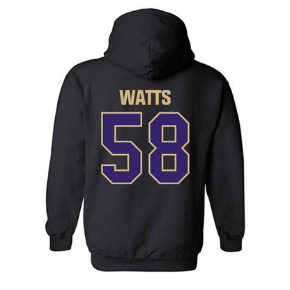 Washington - NCAA Football : Desean Watts - Classic Shersey Hooded Sweatshirt-1