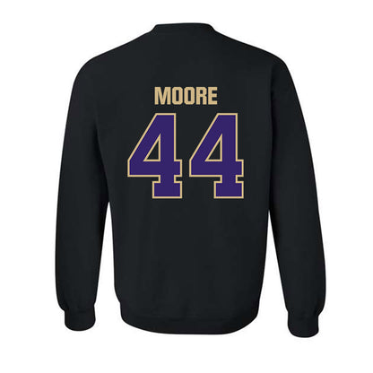 Washington - NCAA Football : Hayden Moore - Classic Shersey Crewneck Sweatshirt-1
