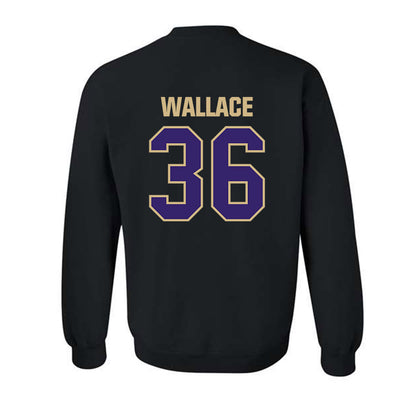 Washington - NCAA Football : CJ Wallace - Classic Shersey Crewneck Sweatshirt-1