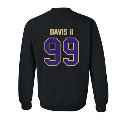 Washington - NCAA Football : Russell Davis II - Classic Shersey Crewneck Sweatshirt-1
