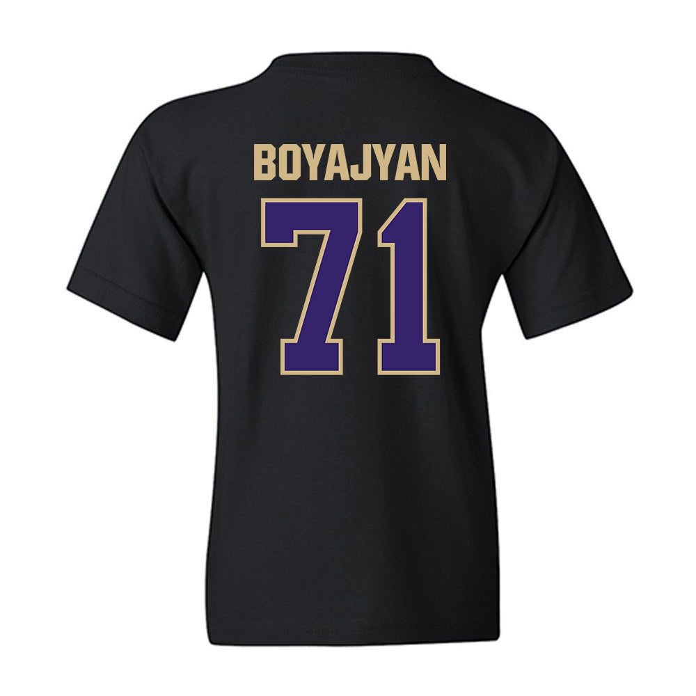 Washington - NCAA Football : Davit Boyajyan - Classic Shersey Youth T-Shirt-1