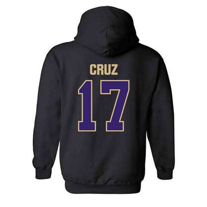 Washington - NCAA Men's Soccer : Cameron Cruz - Classic Shersey Hooded Sweatshirt-1