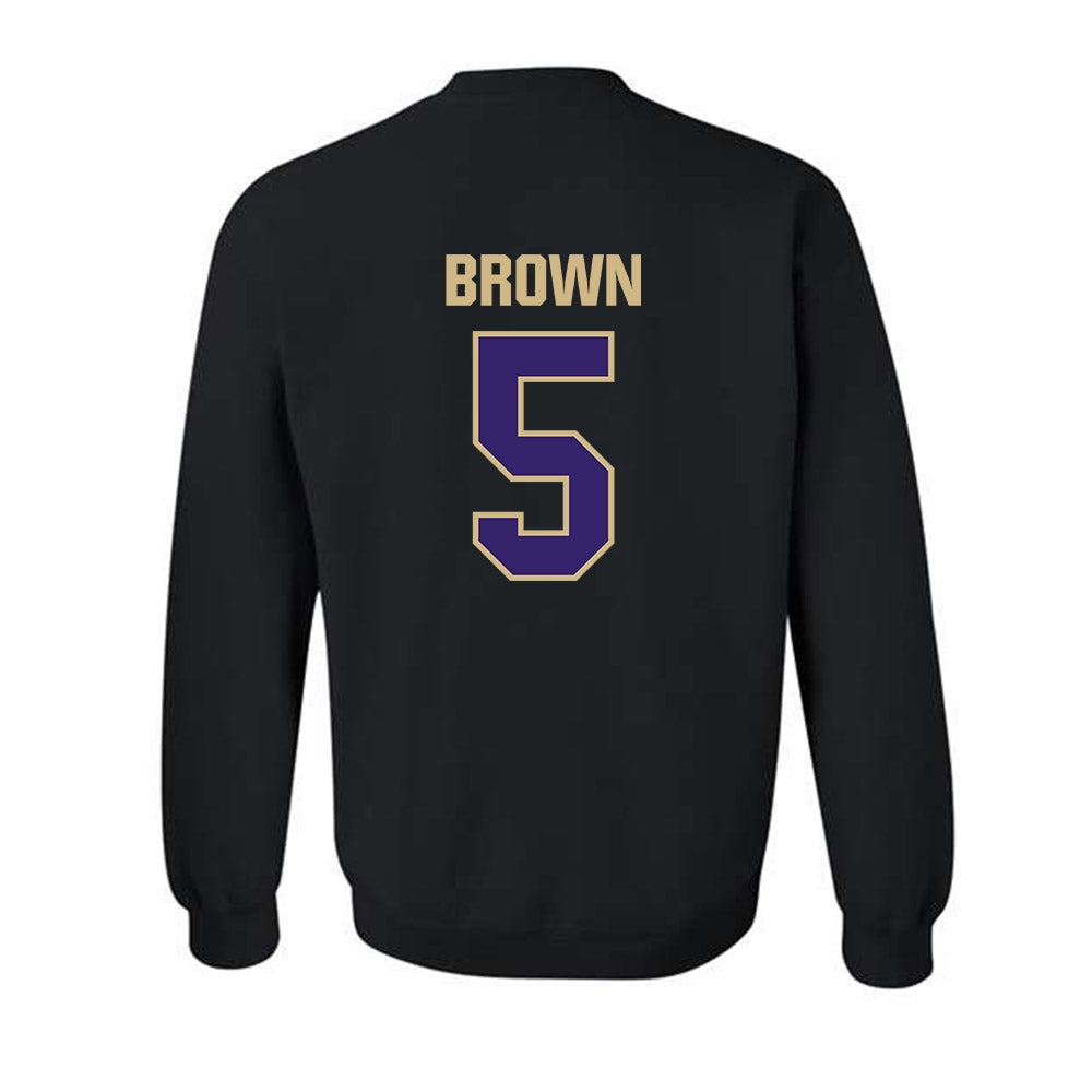Washington - NCAA Women's Basketball : Teagan Brown - Classic Shersey Crewneck Sweatshirt-1