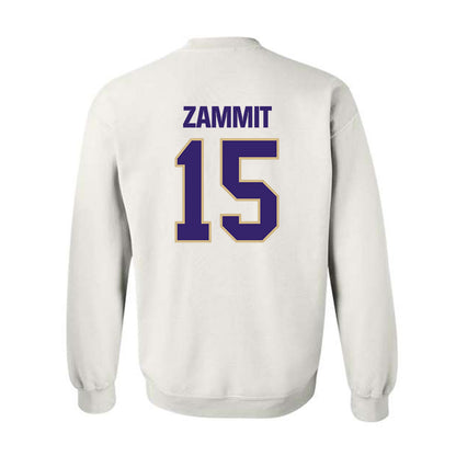 Washington - NCAA Football : Derek Zammit - Classic Shersey Crewneck Sweatshirt-1
