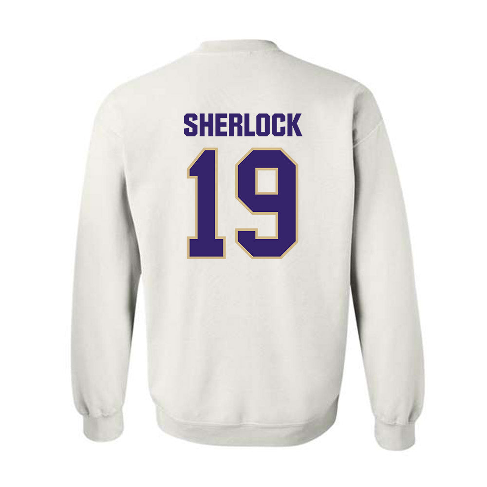 Washington - NCAA Men's Soccer : Mikey Sherlock - Classic Shersey Crewneck Sweatshirt-1