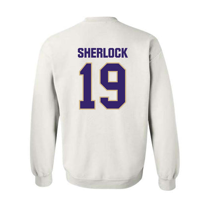 Washington - NCAA Men's Soccer : Mikey Sherlock - Classic Shersey Crewneck Sweatshirt-1