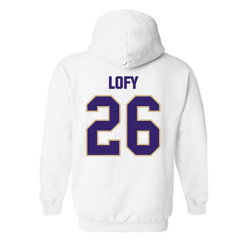 Washington - NCAA Men's Soccer : Connor Lofy - Classic Shersey Hooded Sweatshirt-1