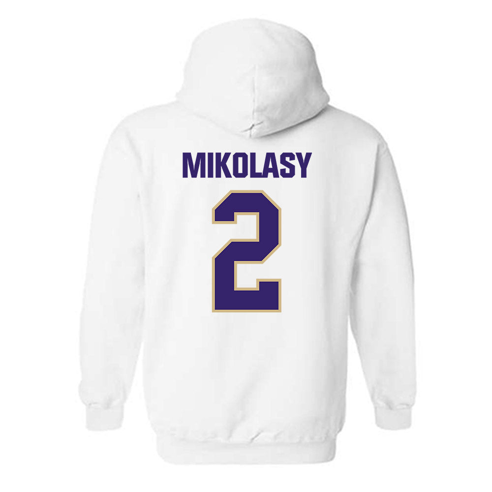 Washington - NCAA Men's Soccer : Harper Mikolasy - Classic Shersey Hooded Sweatshirt-1