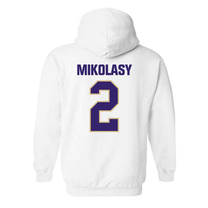 Washington - NCAA Men's Soccer : Harper Mikolasy - Classic Shersey Hooded Sweatshirt-1