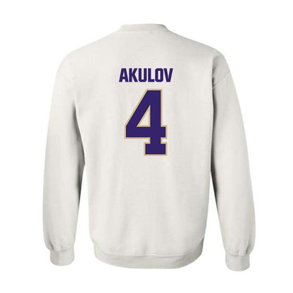 Washington - NCAA Men's Soccer : Egor Akulov - Classic Shersey Crewneck Sweatshirt-1