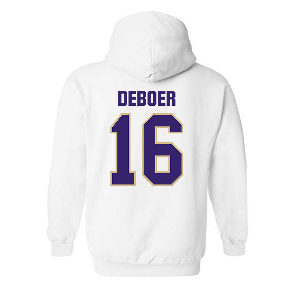 Washington - NCAA Softball : Alexis DeBoer - Classic Shersey Hooded Sweatshirt-1