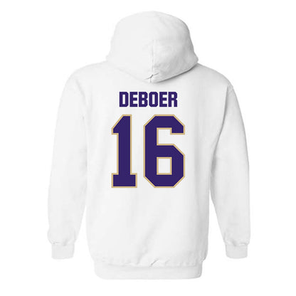 Washington - NCAA Softball : Alexis DeBoer - Classic Shersey Hooded Sweatshirt-1