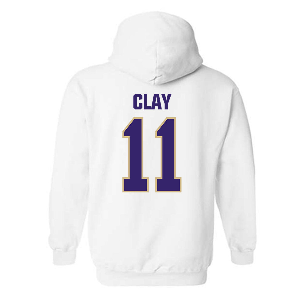 Washington - NCAA Football : Jordan Clay - Classic Shersey Hooded Sweatshirt-1