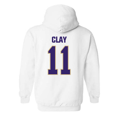 Washington - NCAA Football : Jordan Clay - Classic Shersey Hooded Sweatshirt-1