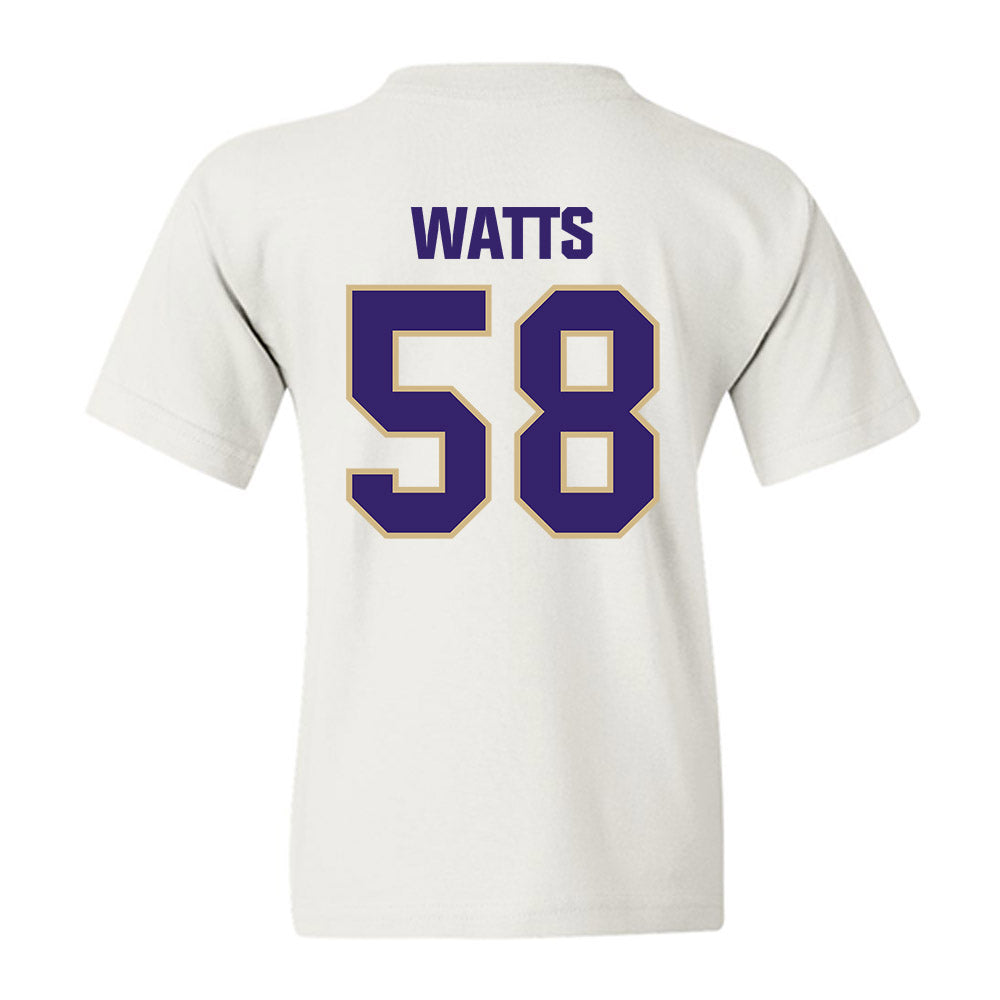 Washington - NCAA Football : Desean Watts - Classic Shersey Youth T-Shirt-1