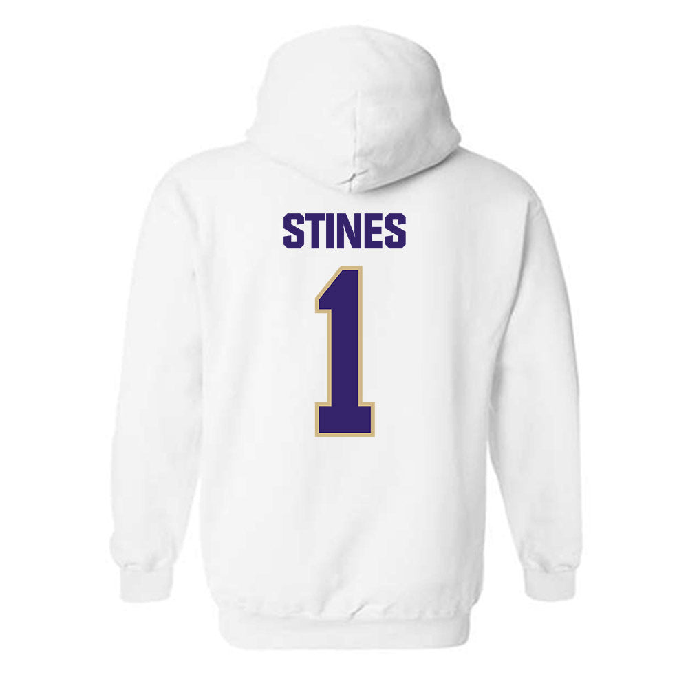 Washington - NCAA Women's Basketball : Hannah Stines - Classic Shersey Hooded Sweatshirt-1