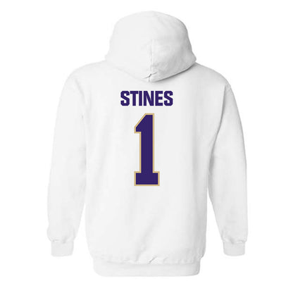 Washington - NCAA Women's Basketball : Hannah Stines - Classic Shersey Hooded Sweatshirt-1