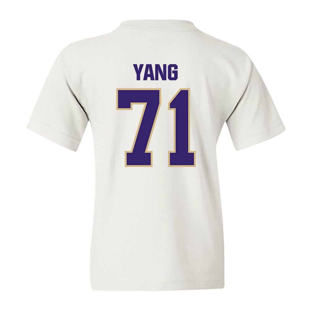 Washington - NCAA Football : Ah Deong Yang - Classic Shersey Youth T-Shirt-1