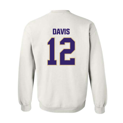 Washington - NCAA Football : Trez Davis - Classic Shersey Crewneck Sweatshirt-1