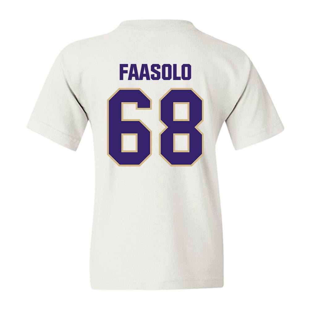 Washington - NCAA Football : Soane Faasolo - Classic Shersey Youth T-Shirt-1