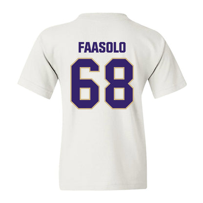 Washington - NCAA Football : Soane Faasolo - Classic Shersey Youth T-Shirt-1