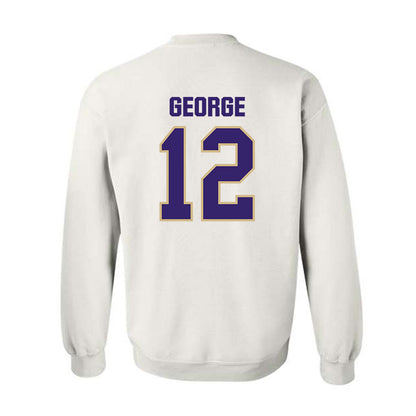 Washington - NCAA Football : Logan George - Classic Shersey Crewneck Sweatshirt-1
