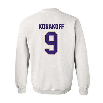 Washington - NCAA Men's Soccer : Charlie Kosakoff - Classic Shersey Crewneck Sweatshirt-1