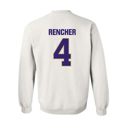 Washington - NCAA Men's Basketball : Jasir Rencher - Classic Shersey Crewneck Sweatshirt-1