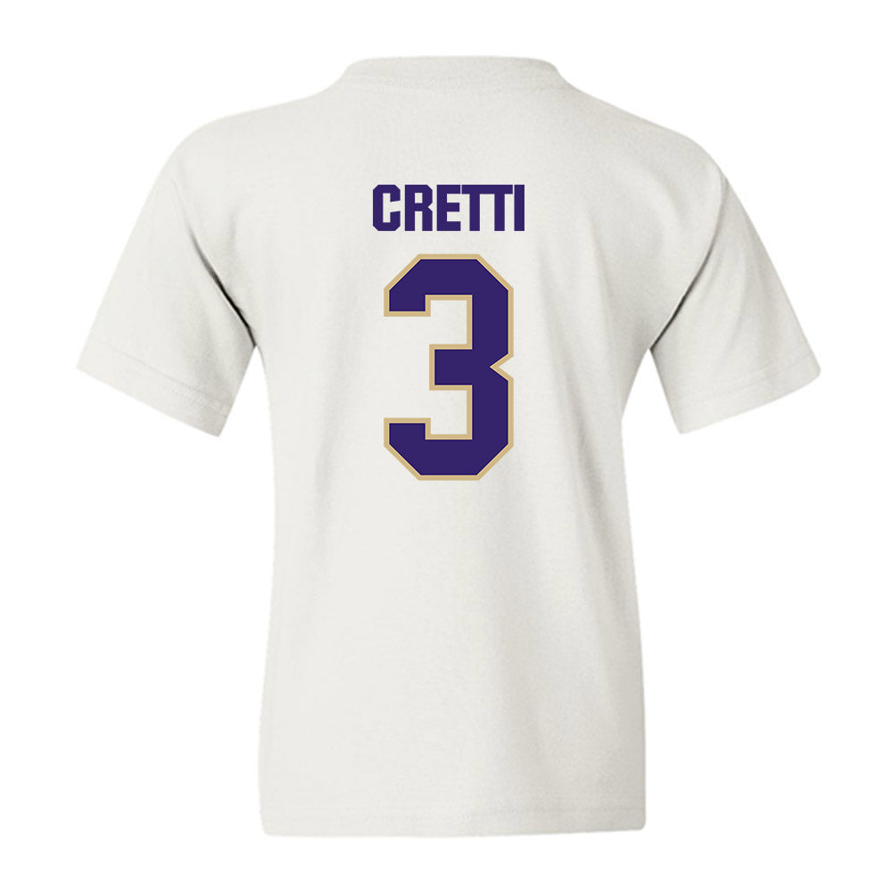 Washington - NCAA Baseball : Chase Cretti - Classic Shersey Youth T-Shirt-1