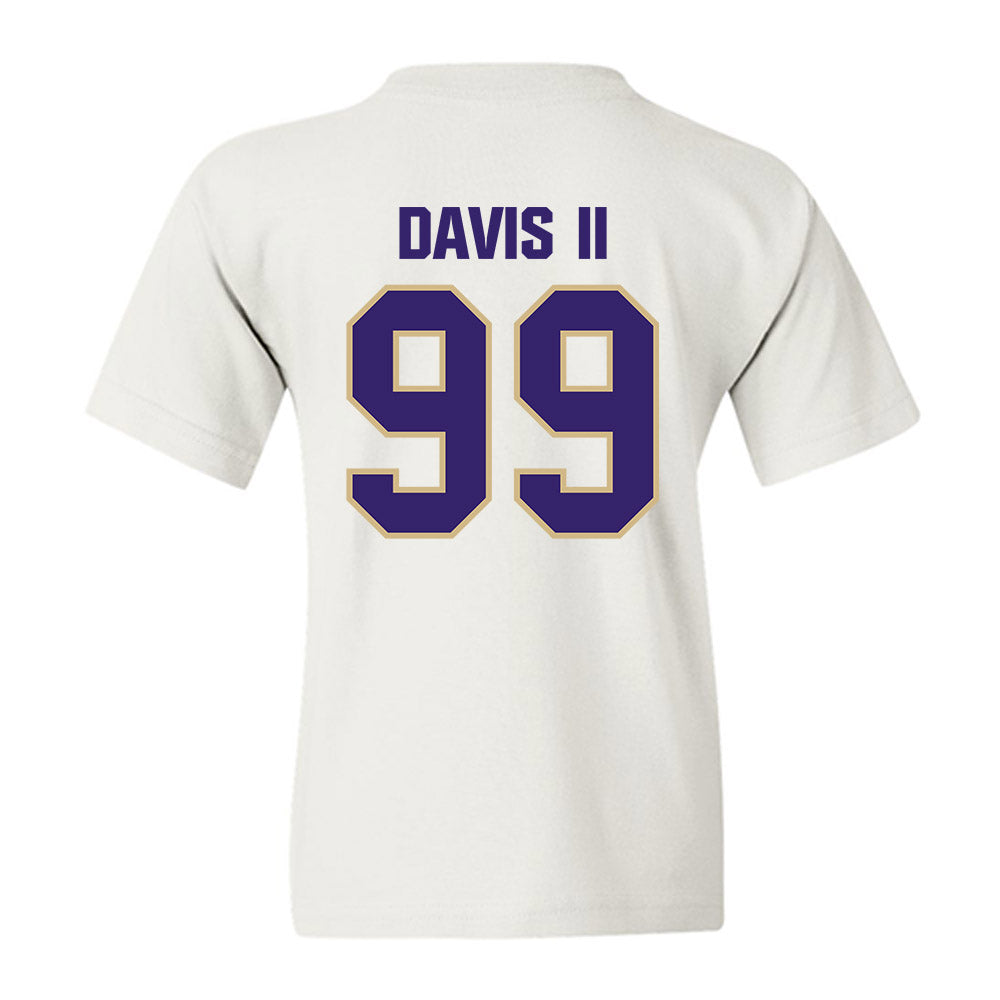 Washington - NCAA Football : Russell Davis II - Classic Shersey Youth T-Shirt-1