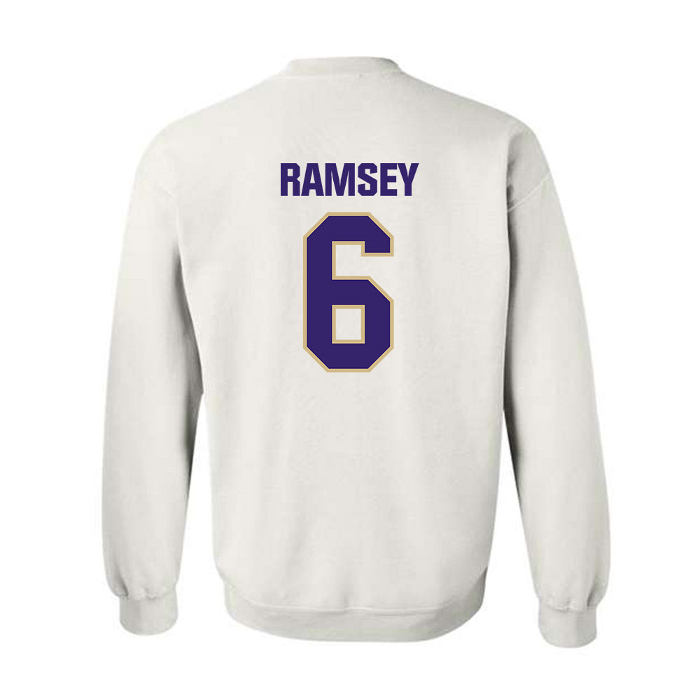 Washington - NCAA Men's Soccer : Zach Ramsey - Classic Shersey Crewneck Sweatshirt-1