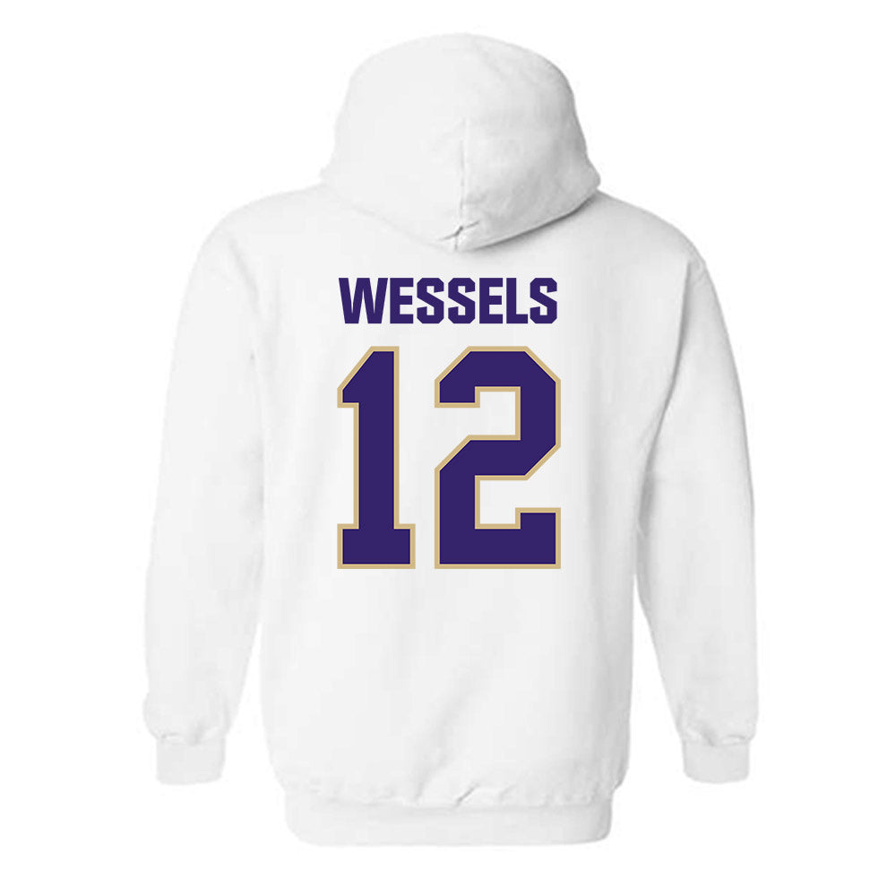 Washington - NCAA Women's Volleyball : Katy Wessels - Classic Shersey Hooded Sweatshirt-1
