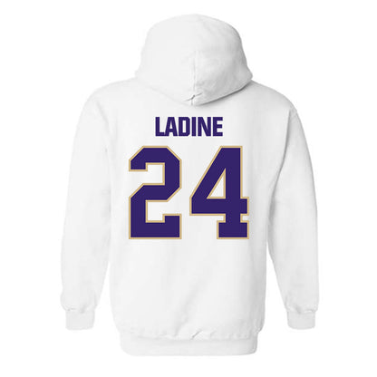 Washington - NCAA Women's Basketball : Elle Ladine - Classic Shersey Hooded Sweatshirt-1