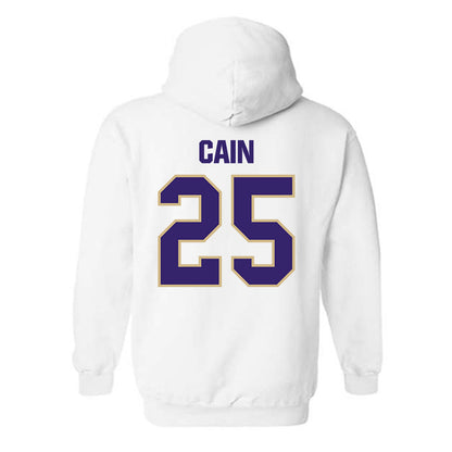 Washington - NCAA Women's Basketball : Nina Cain - Classic Shersey Hooded Sweatshirt-1