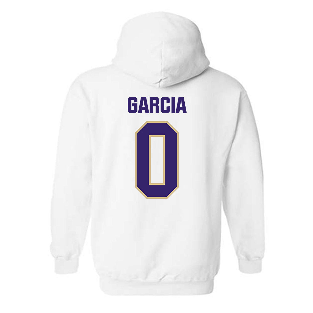 Washington - NCAA Women's Basketball : Amayah Garcia - Classic Shersey Hooded Sweatshirt-1