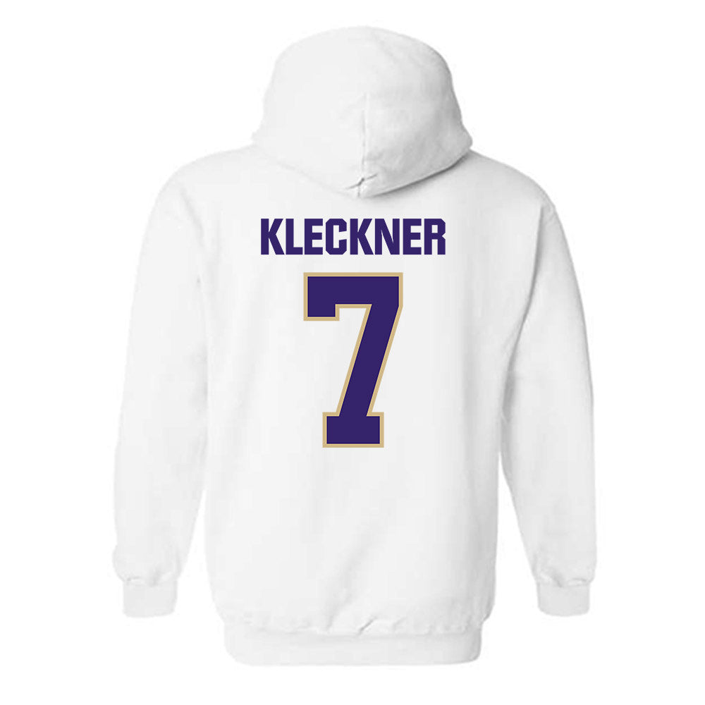 Washington - NCAA Women's Volleyball : Kylie Kleckner - Classic Shersey Hooded Sweatshirt-1