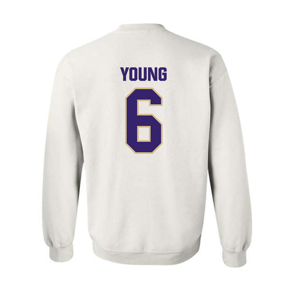 Washington - NCAA Baseball : Landon Young - Classic Shersey Crewneck Sweatshirt-1