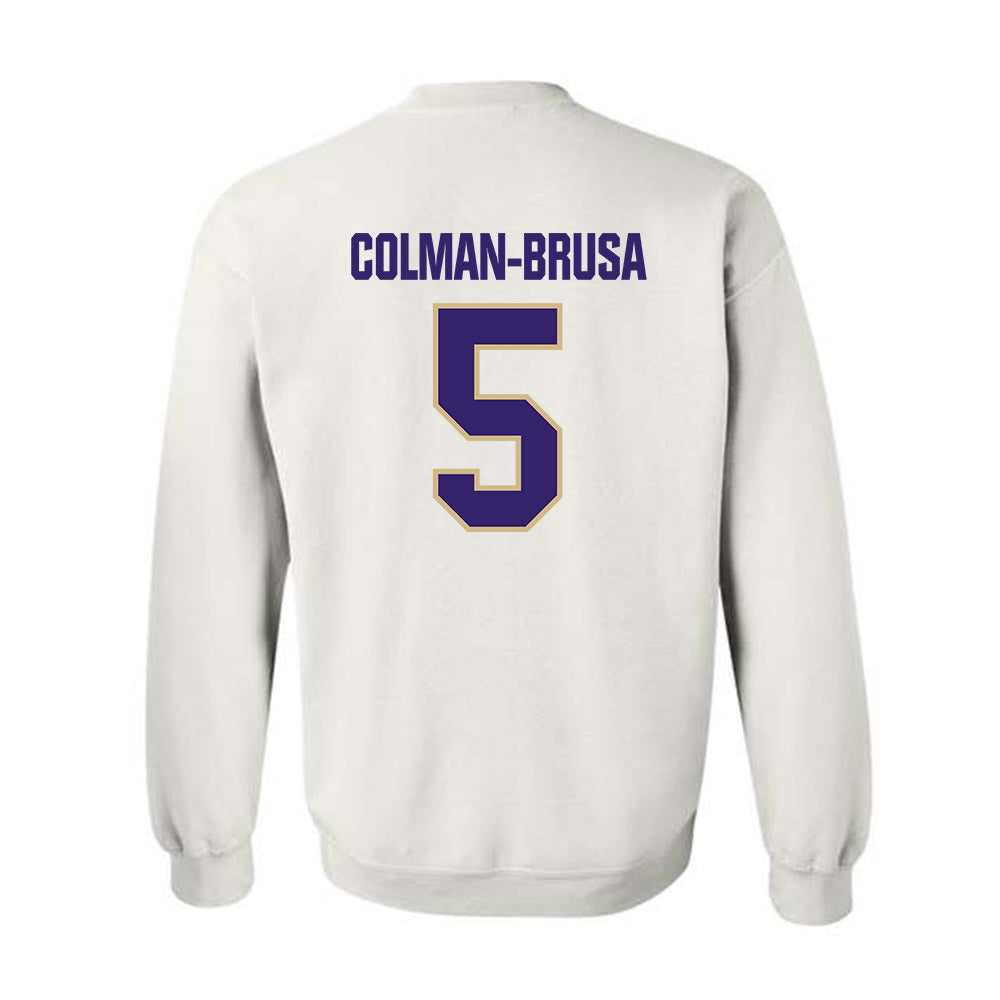 Washington - NCAA Football : Derek Colman-Brusa - Classic Shersey Crewneck Sweatshirt-1