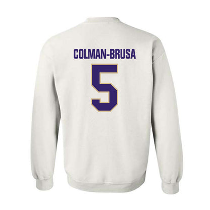 Washington - NCAA Football : Derek Colman-Brusa - Classic Shersey Crewneck Sweatshirt-1