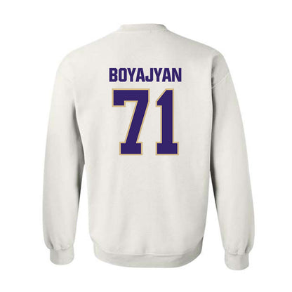 Washington - NCAA Football : Davit Boyajyan - Classic Shersey Crewneck Sweatshirt-1