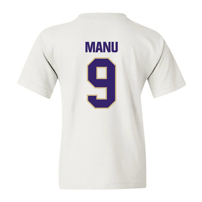 Washington - NCAA Football : Jacob Manu - Classic Shersey Youth T-Shirt-1