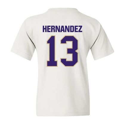 Washington - NCAA Men's Soccer : Kevin Hernandez - Classic Shersey Youth T-Shirt-1